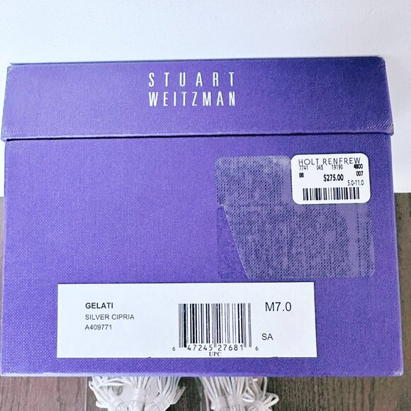 Stuart Weitzman Flat Getali Jelly Tassel Thong Sandals - Picture 7 of 7